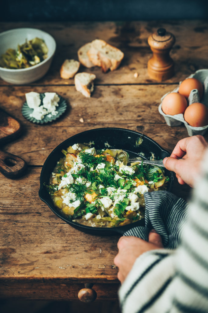 shakshuka poireaux megane arderighi Megandcook