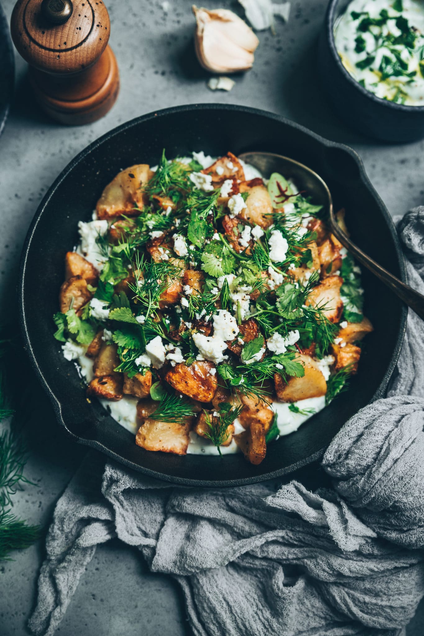 Pommes de terre salade - Mégane Ardérighi - megandcook -styliste culinaire 