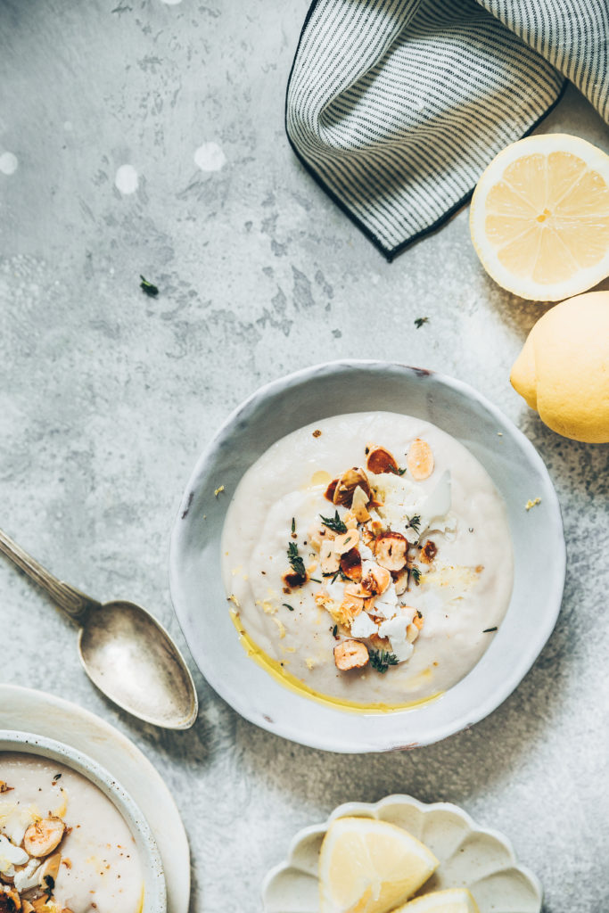 velouté chou-fleur, Megandcook - styliste culinaire lyon