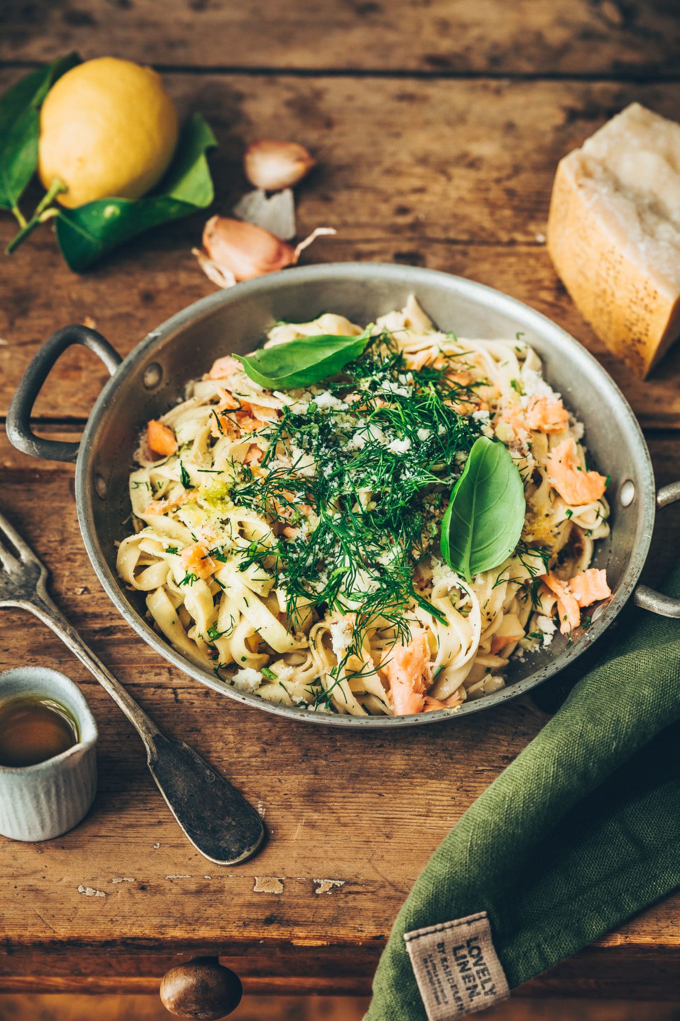 Pâtes au saumon Mégane Ardérighi - megandcook styliste culinaire