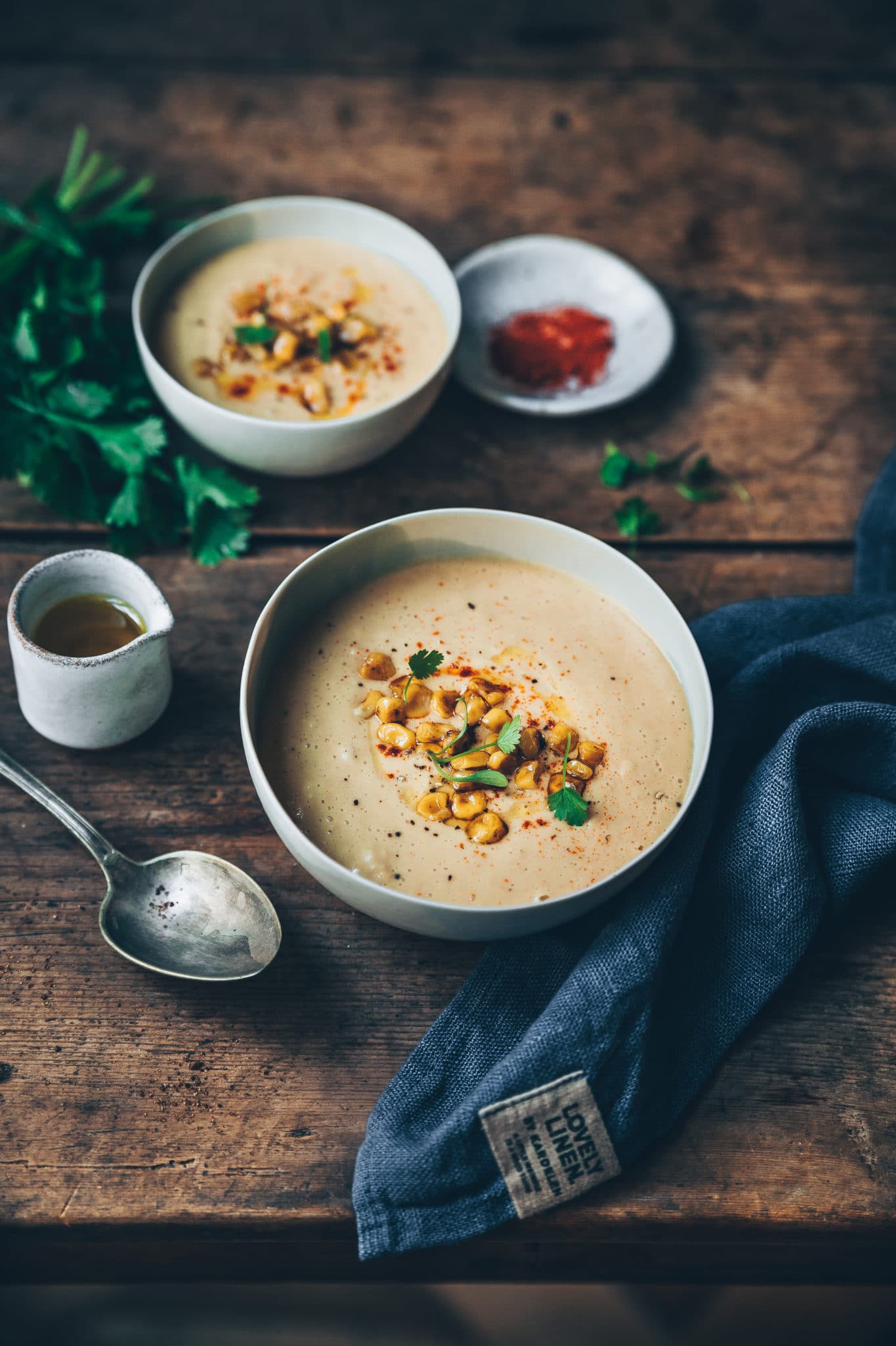 Velouté maïs Mégane Ardérighi - megandcook styliste culinaire