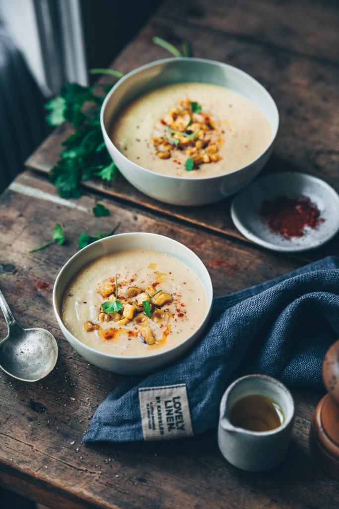 Velouté maïs Mégane Ardérighi - megandcook styliste culinaire