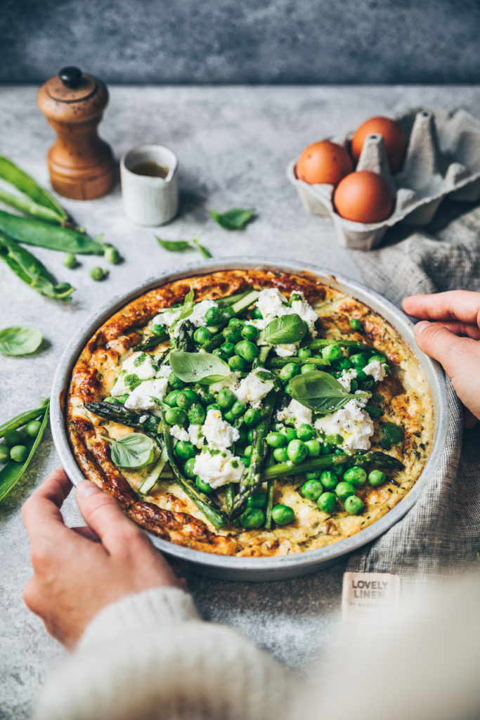 Frittata légumes verts - Mégane Arderighi - Megandcook