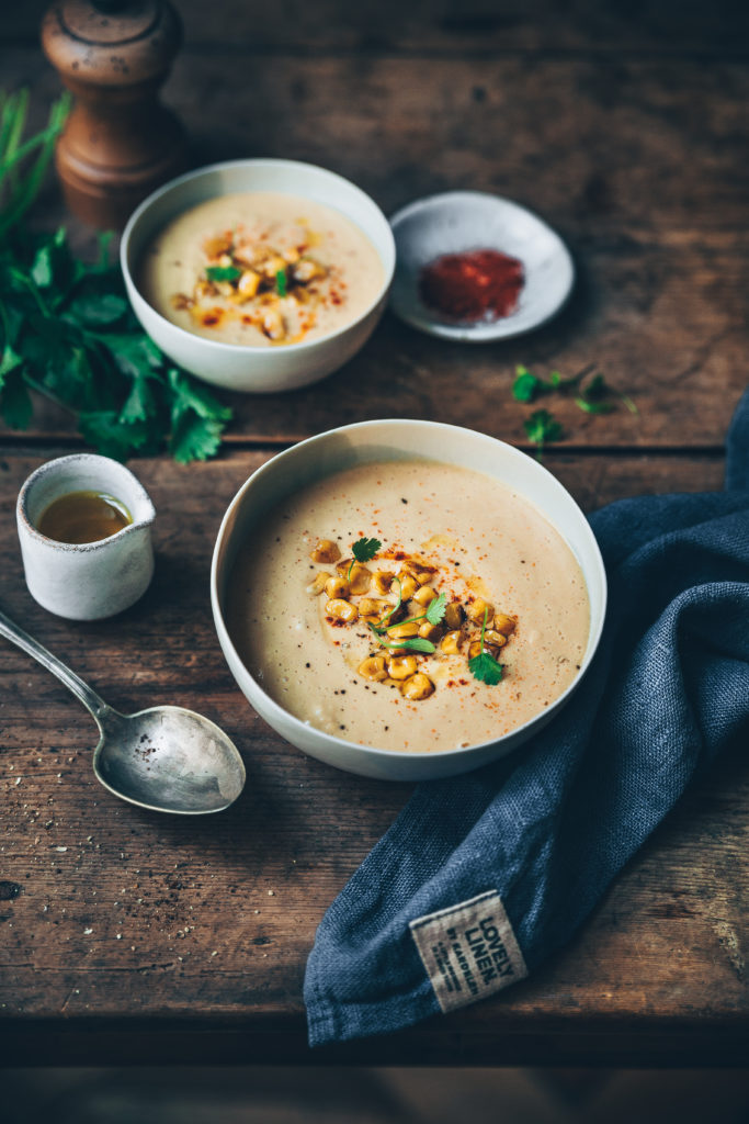 Velouté maïs Mégane Ardérighi - megandcook styliste culinaire