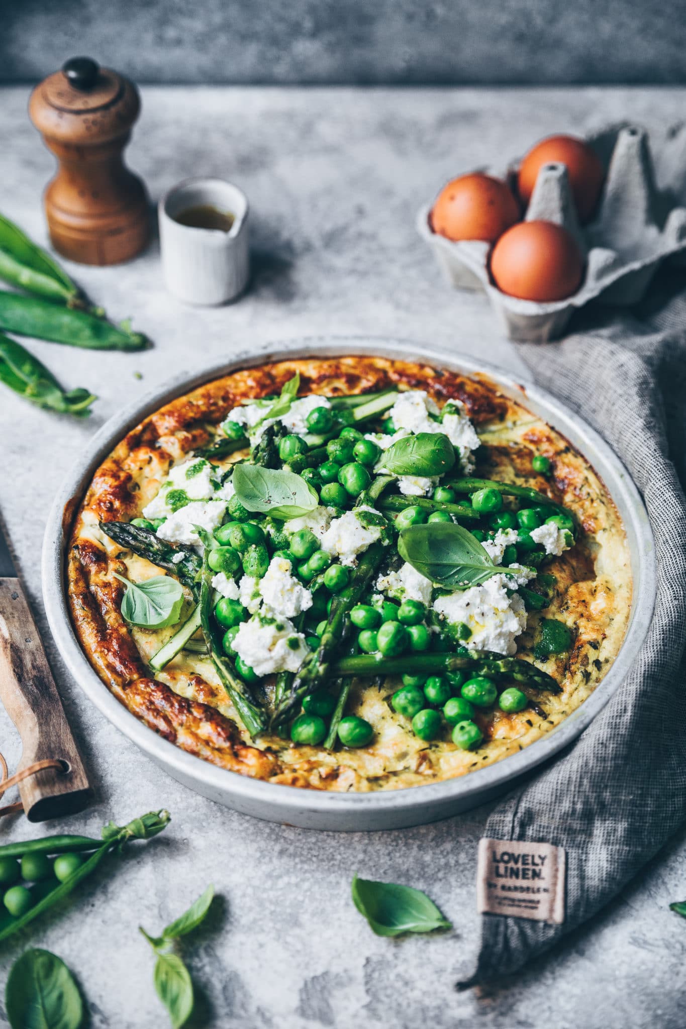 Frittata légumes verts - Mégane Arderighi - Megandcook