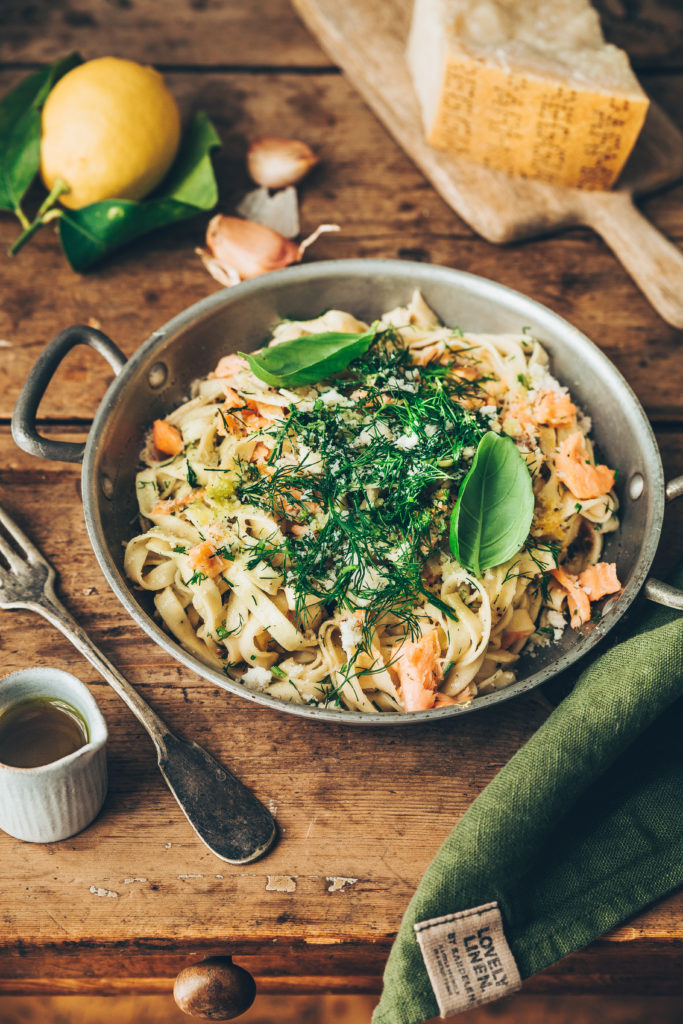 Pâtes au saumon Mégane Ardérighi - megandcook styliste culinaire