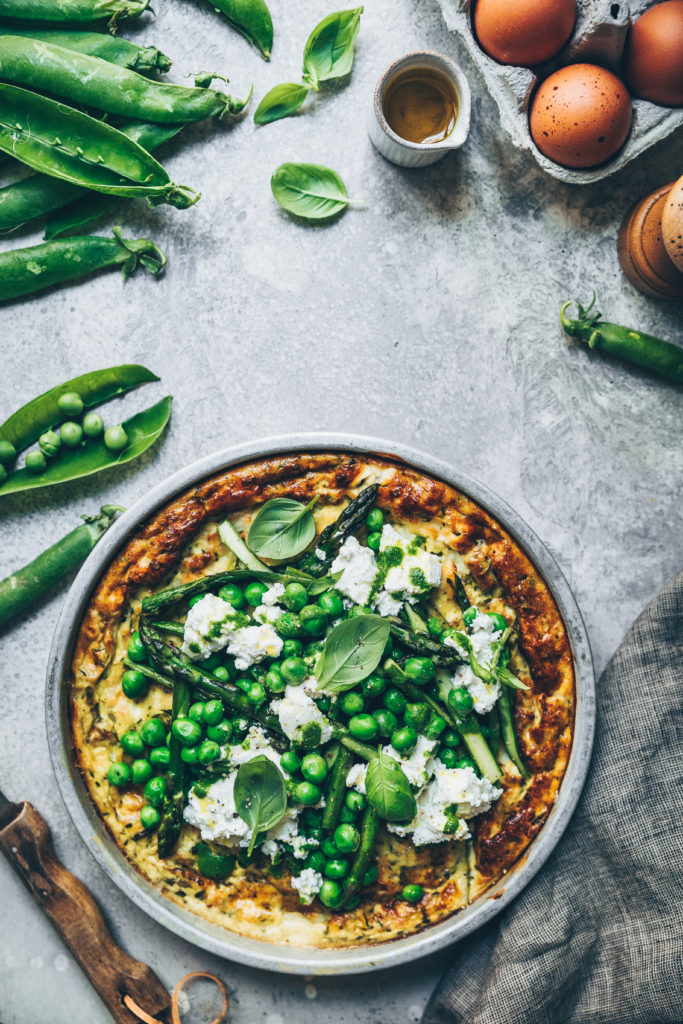 Frittata légumes verts - Mégane Arderighi - Megandcook