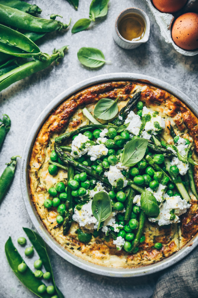 Frittata légumes verts - Mégane Arderighi - Megandcook