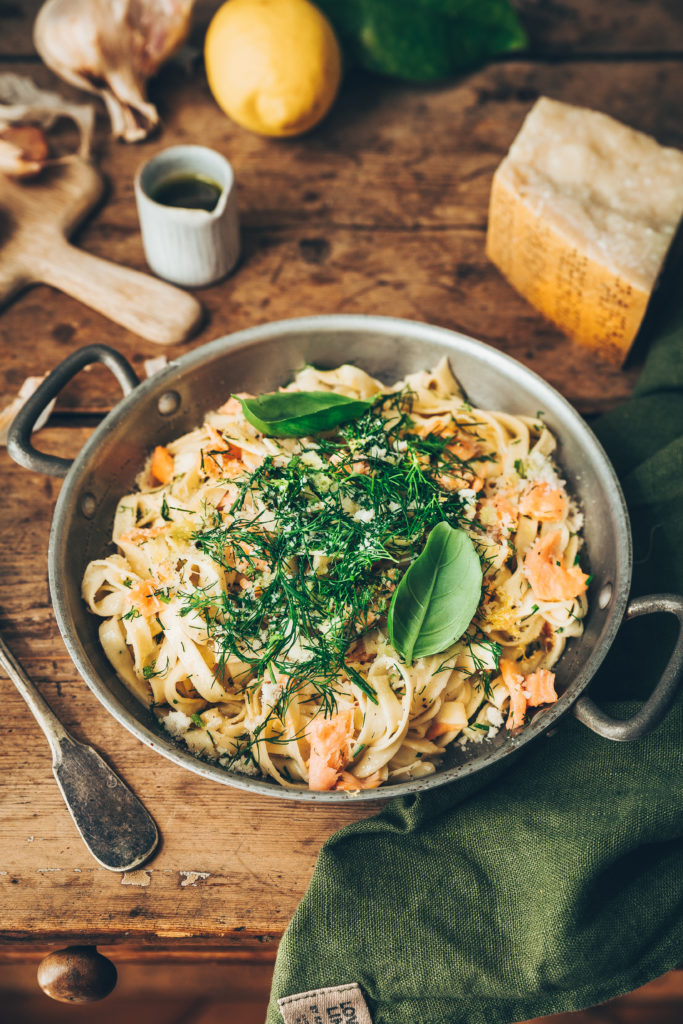 Pâtes au saumon Mégane Ardérighi - megandcook styliste culinaire