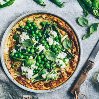 Frittata aux légumes verts