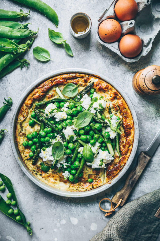 Frittata légumes verts - Mégane Arderighi - Megandcook