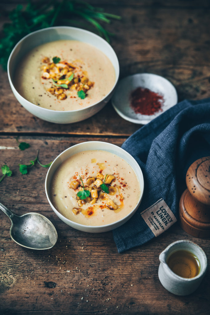 Velouté maïs Mégane Ardérighi - megandcook styliste culinaire