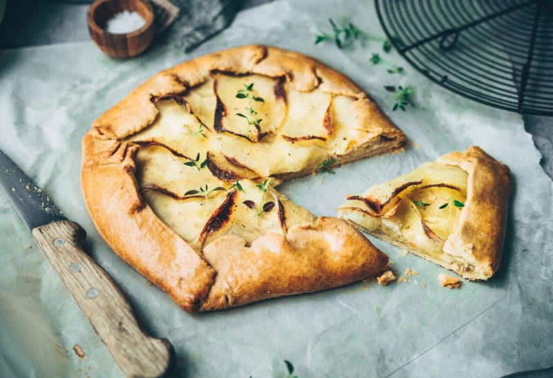 Tarte rustique pommes de terre et ricotta