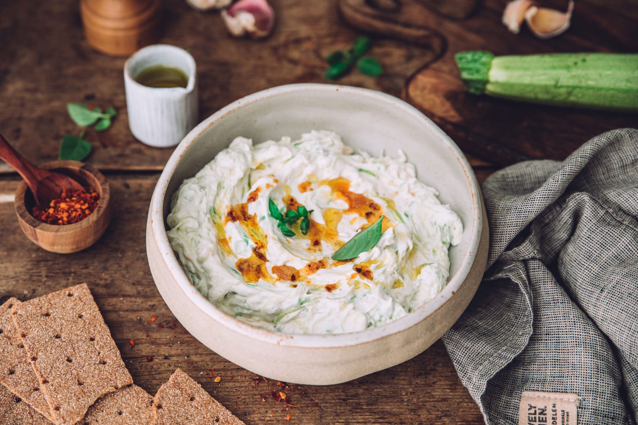 Tzatziki de courgettes