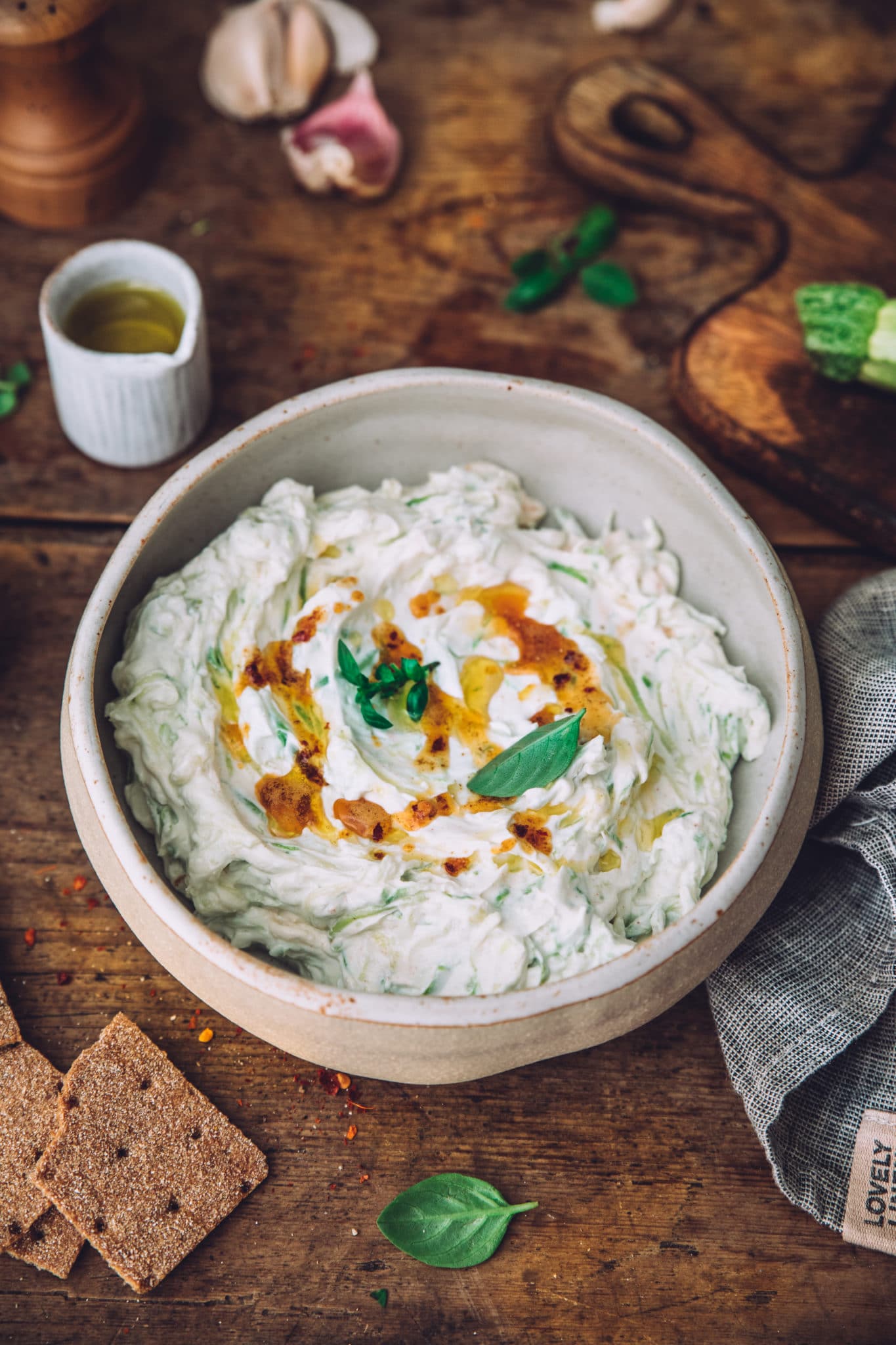 Tzatziki de courgettes - Mégane Ardérighi megandcook