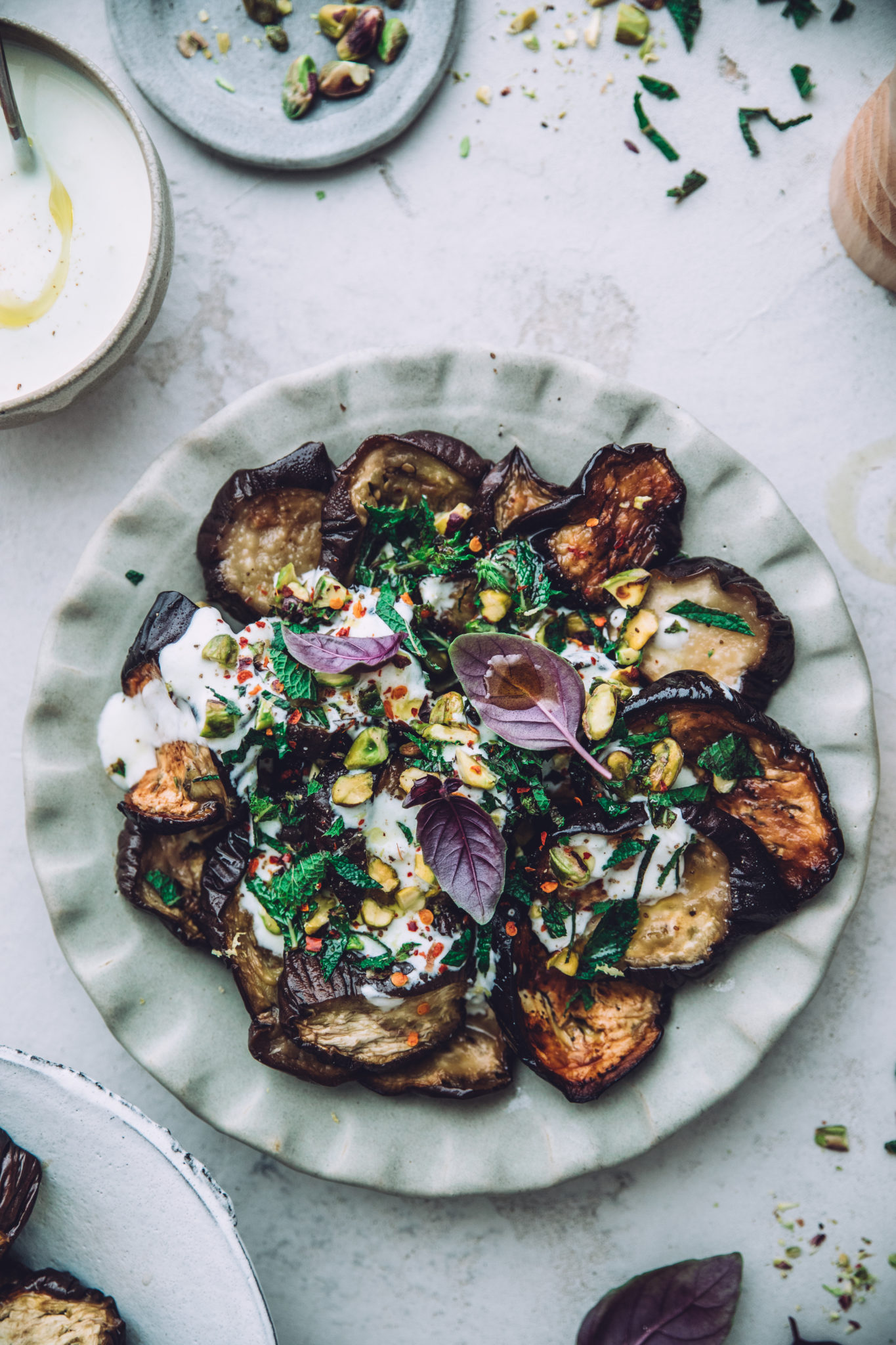 Salade aubergines - Mégane Ardérighi megandcook styliste culinaire lyon