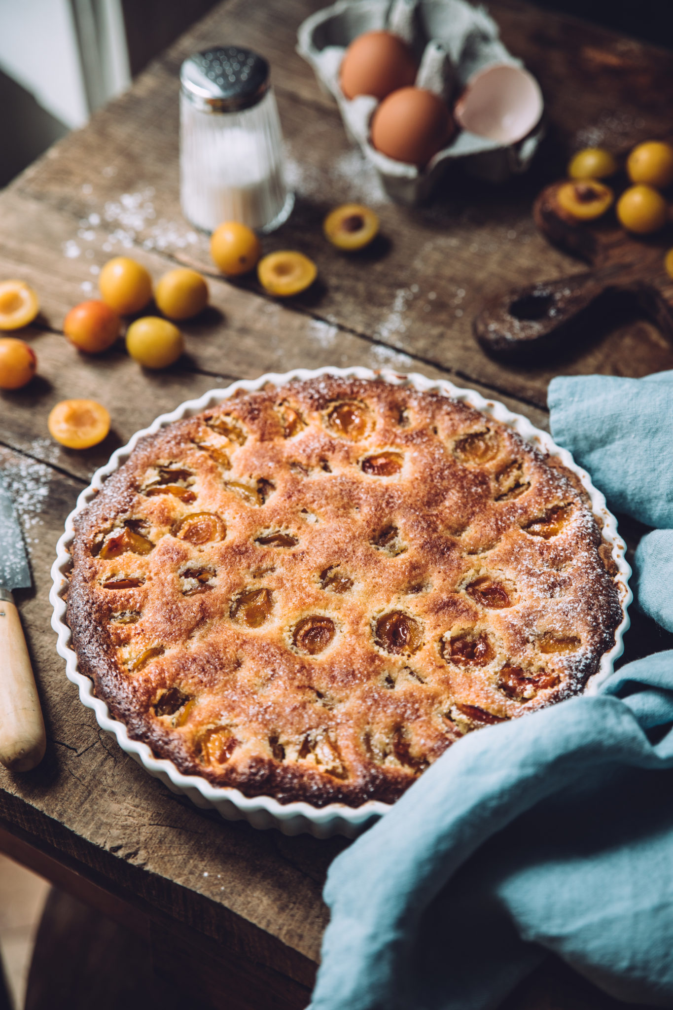 Tarte aux mirabelles - Mégane Ardérighi styliste culinaire lyon