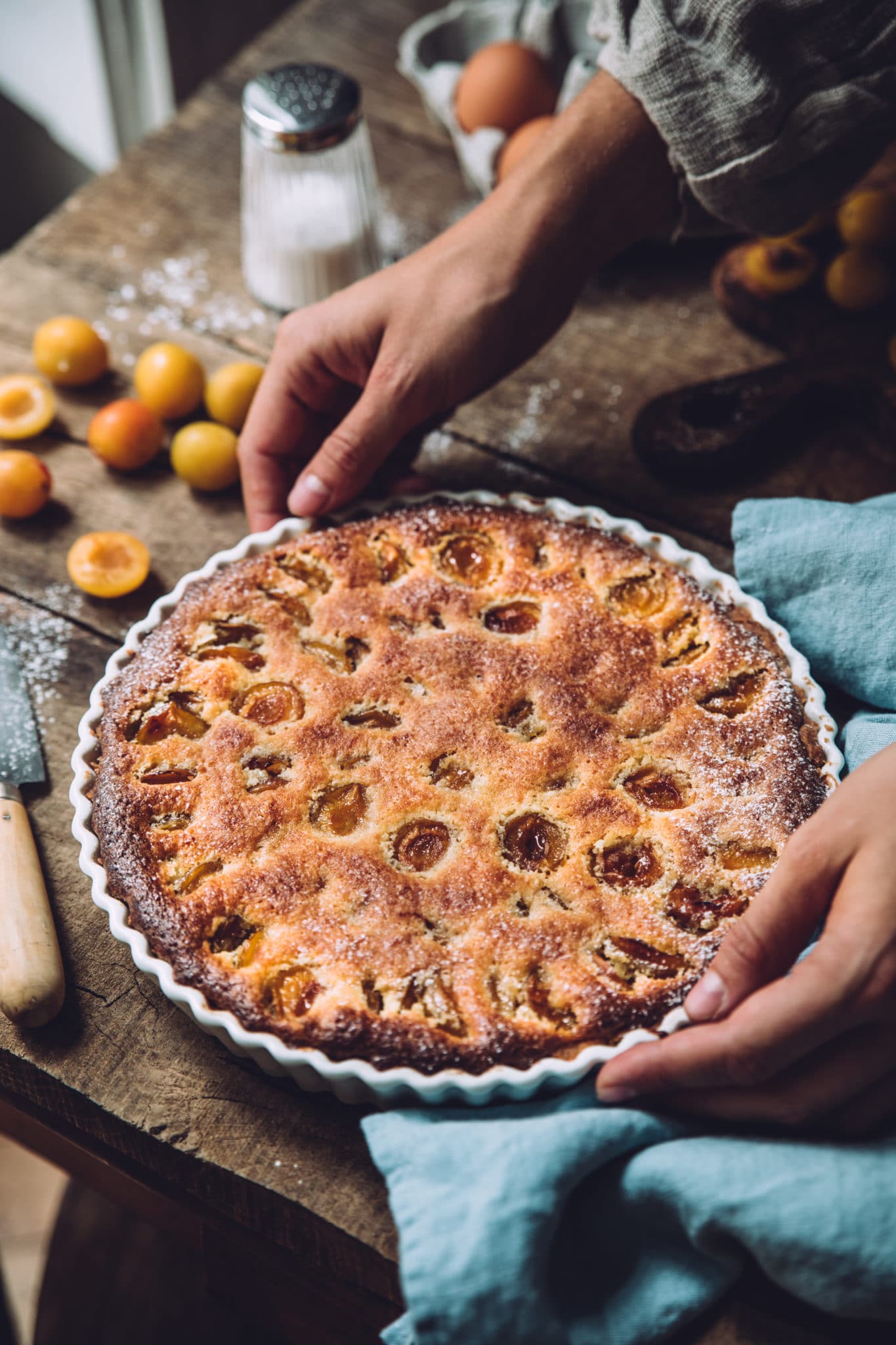 Tarte aux mirabelles - Mégane Ardérighi styliste culinaire lyon