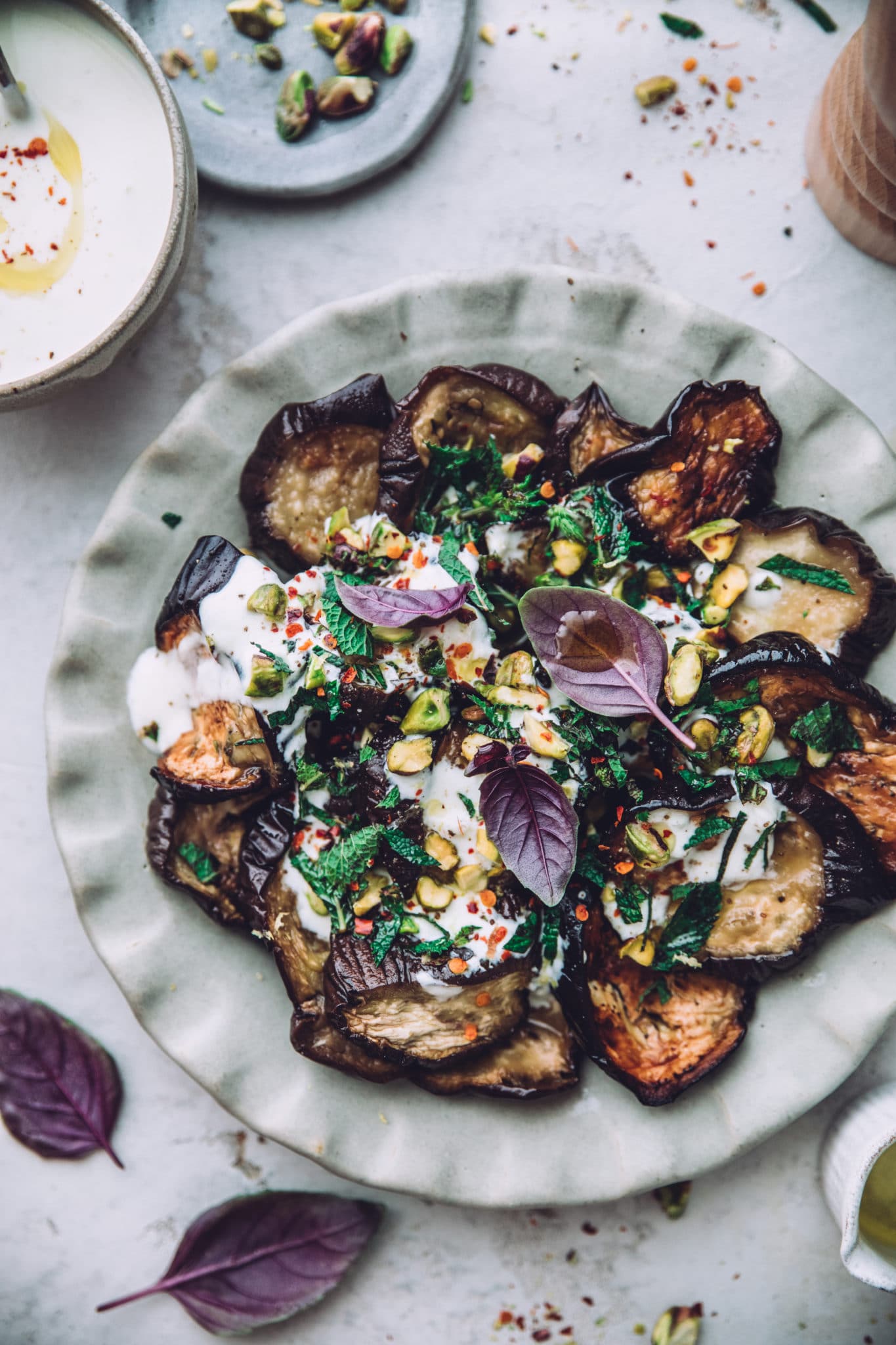 Salade aubergines - Mégane Ardérighi megandcook styliste culinaire lyon 