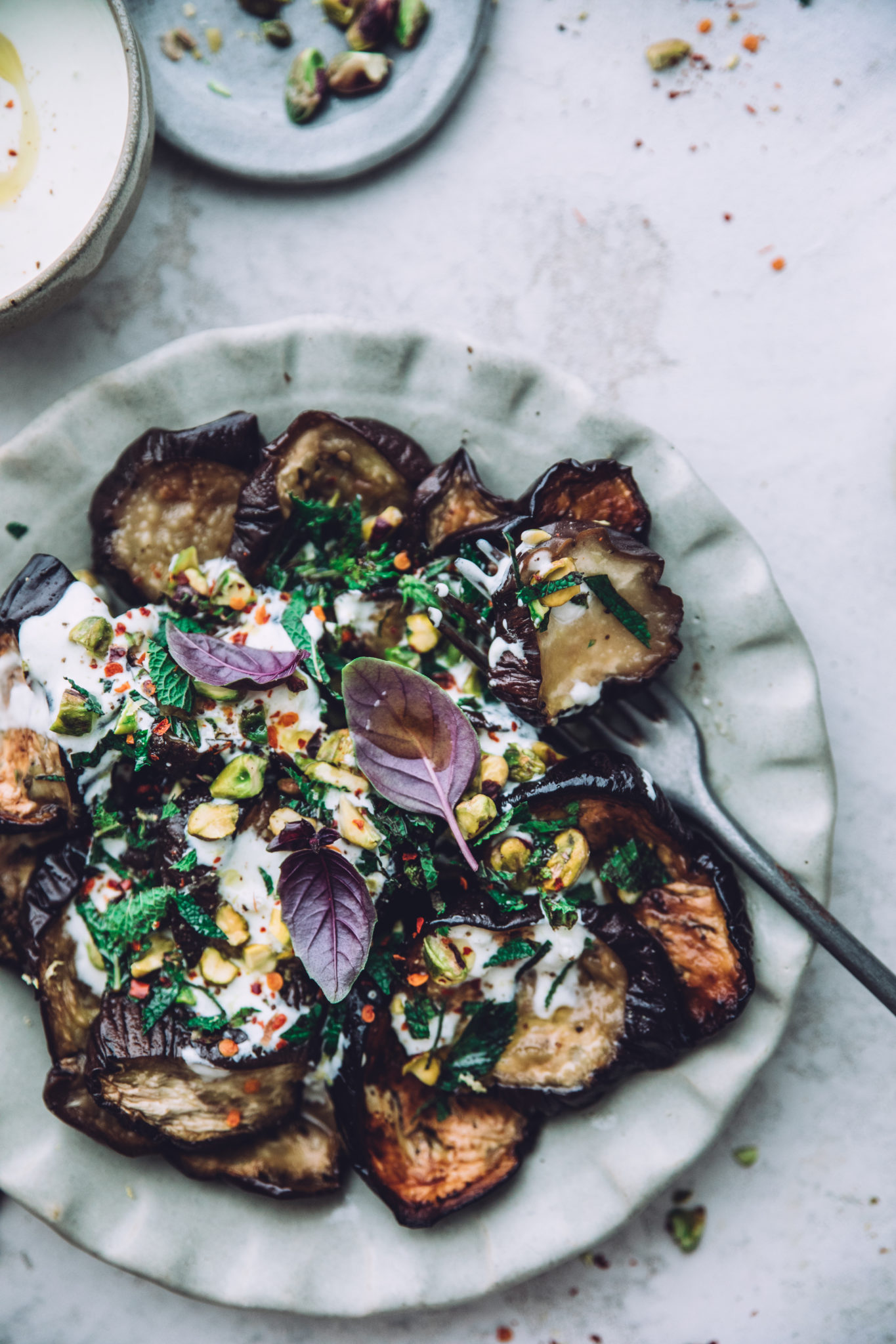 Salade aubergines - Mégane Ardérighi megandcook styliste culinaire lyon 