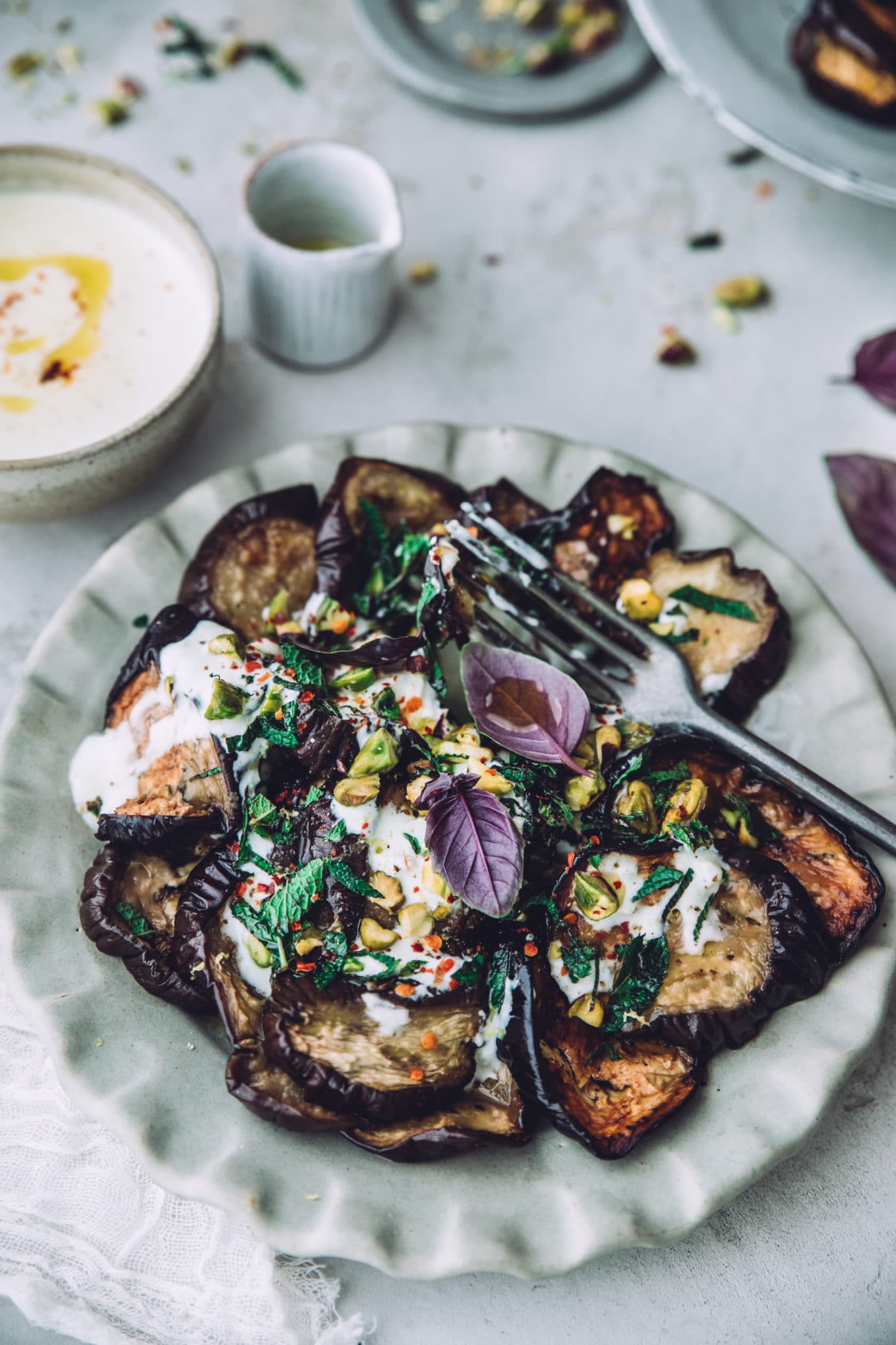 Salade aubergines - Mégane Ardérighi megandcook styliste culinaire lyon 