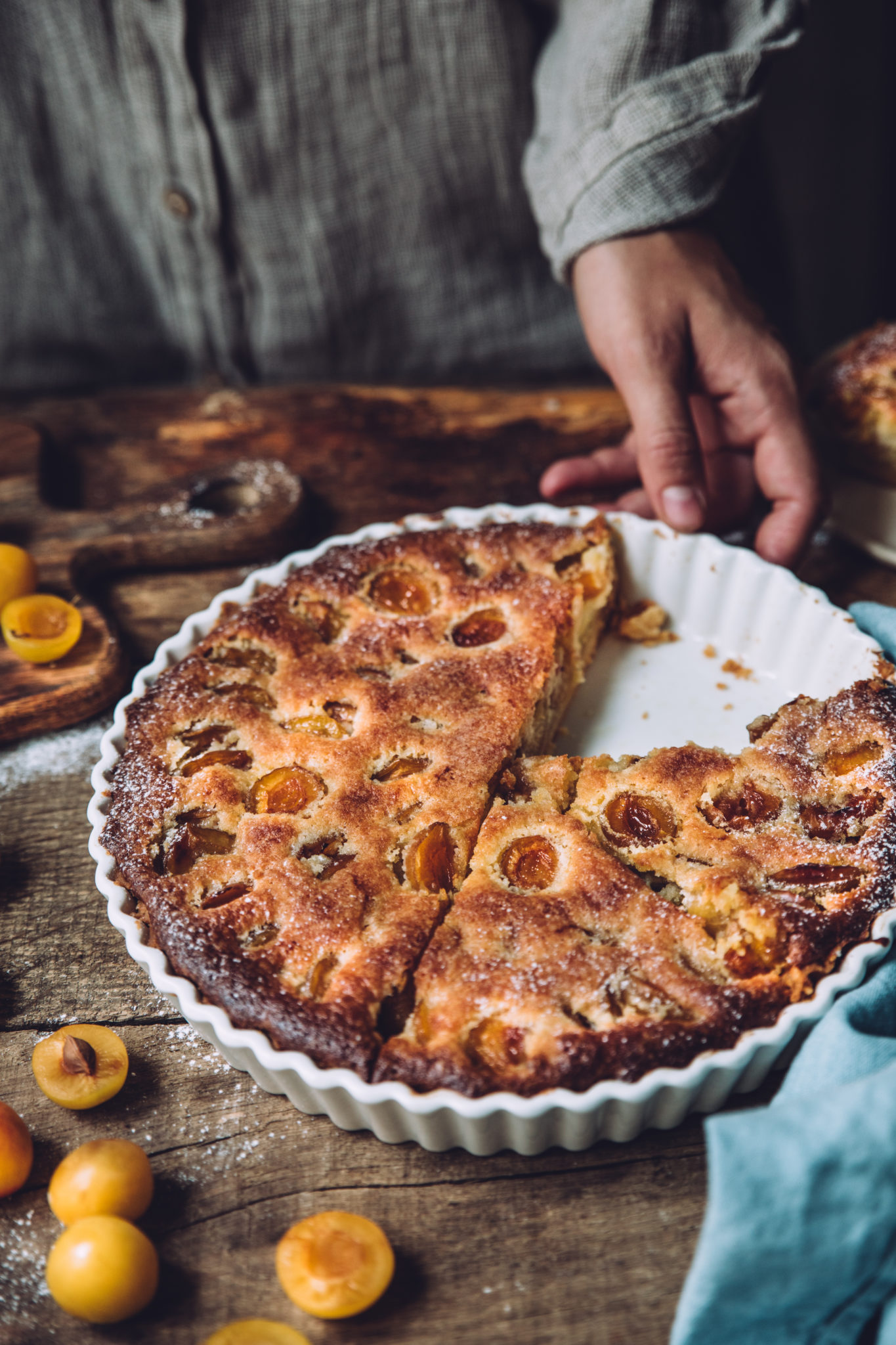 Tarte aux mirabelles - Mégane Ardérighi styliste culinaire lyon