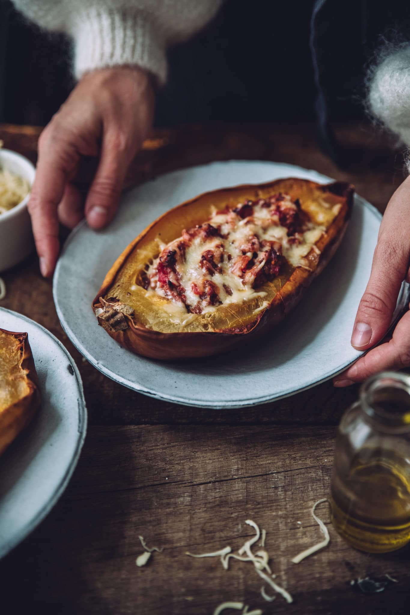 Courge spaghettis façon lasagne Mégane Ardérighi styliste culinaire Megandcook