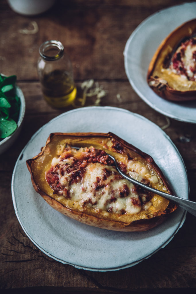 Courge spaghettis façon lasagne Mégane Ardérighi styliste culinaire Megandcook