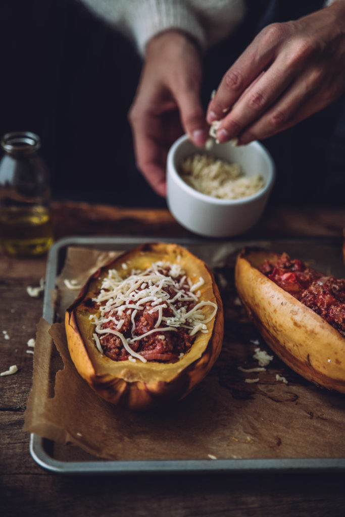 Courge spaghettis façon lasagne Mégane Ardérighi styliste culinaire Megandcook 