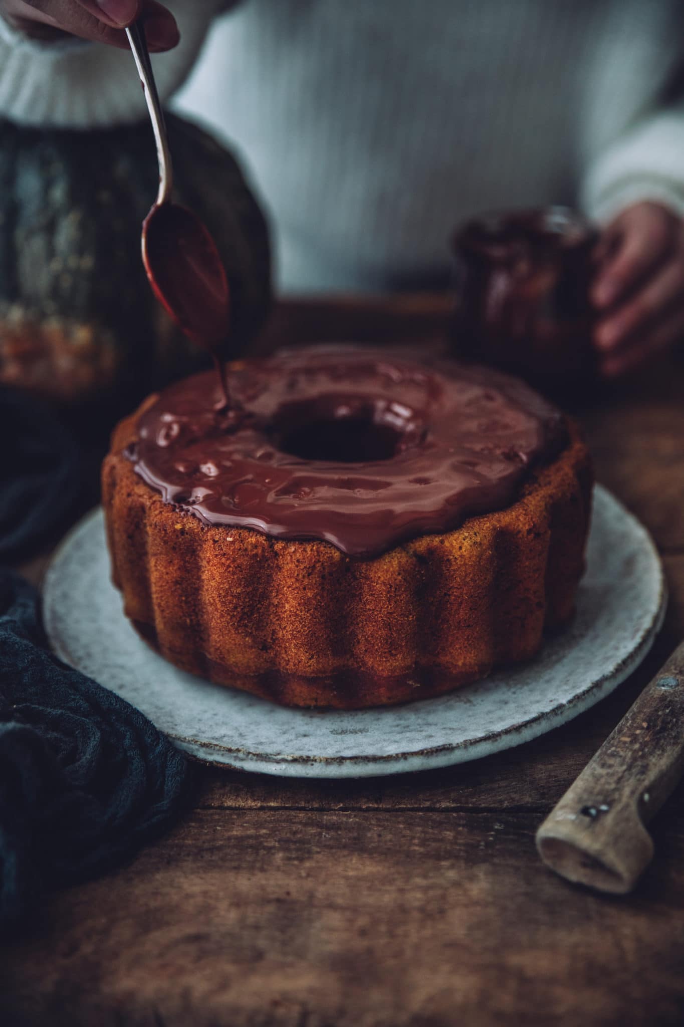 Bundt Cake au potiron chocolat 