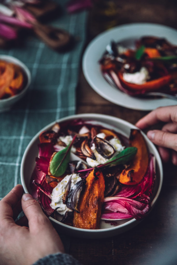 Salade d'hiver photographie culinaire