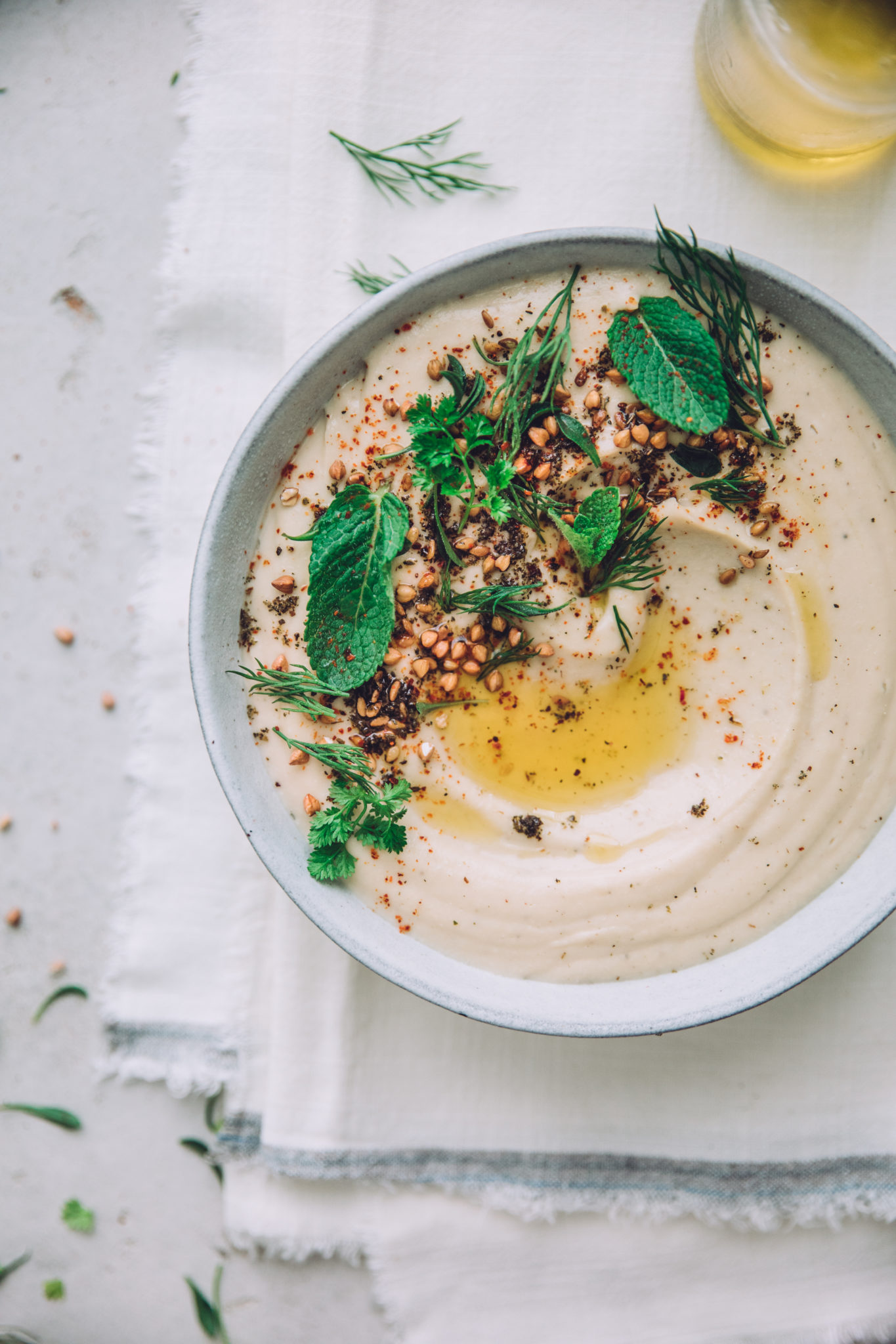 houmous haricots blancs stylisme culinaire