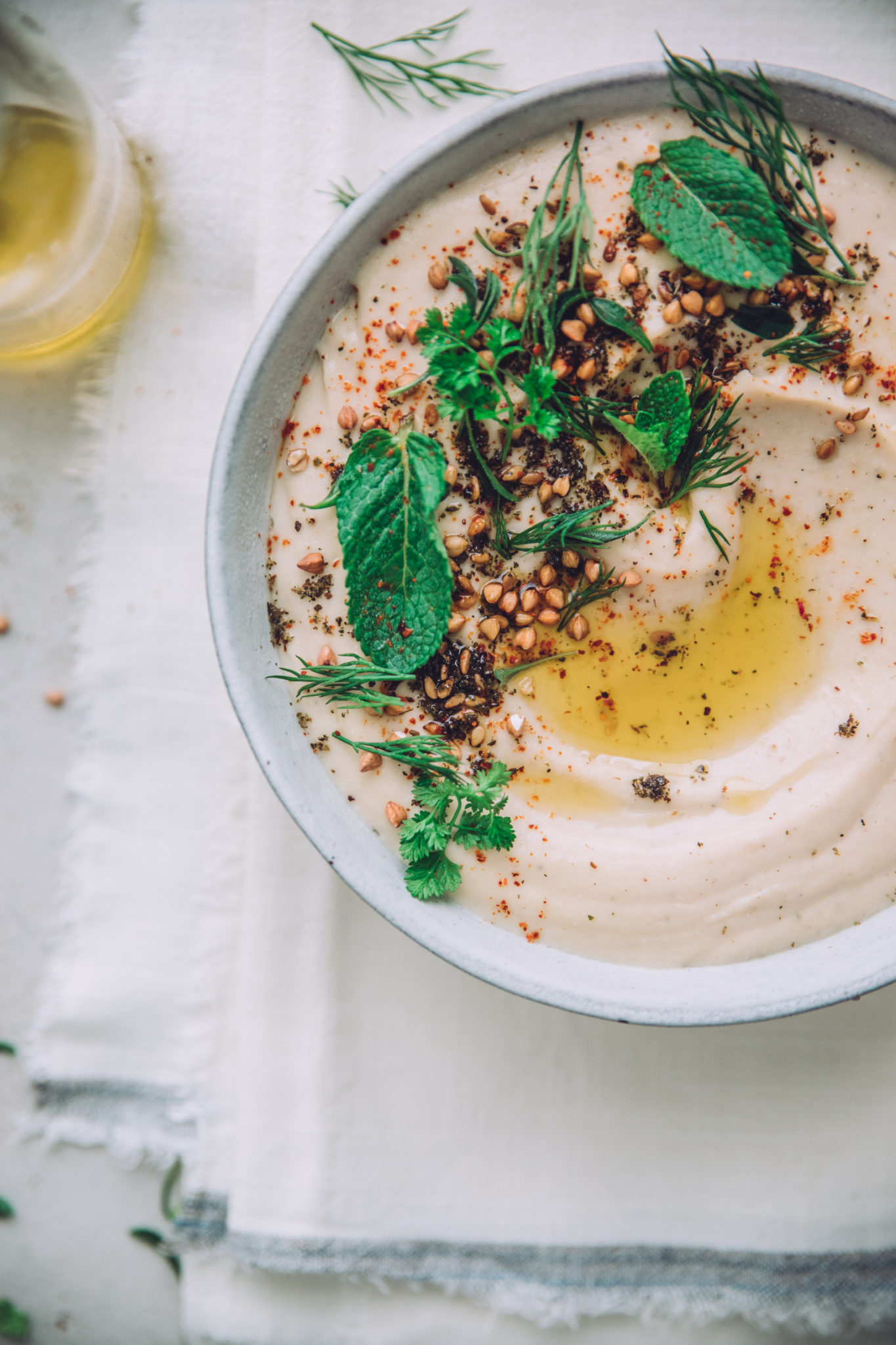 houmous haricots blancs stylisme culinaire