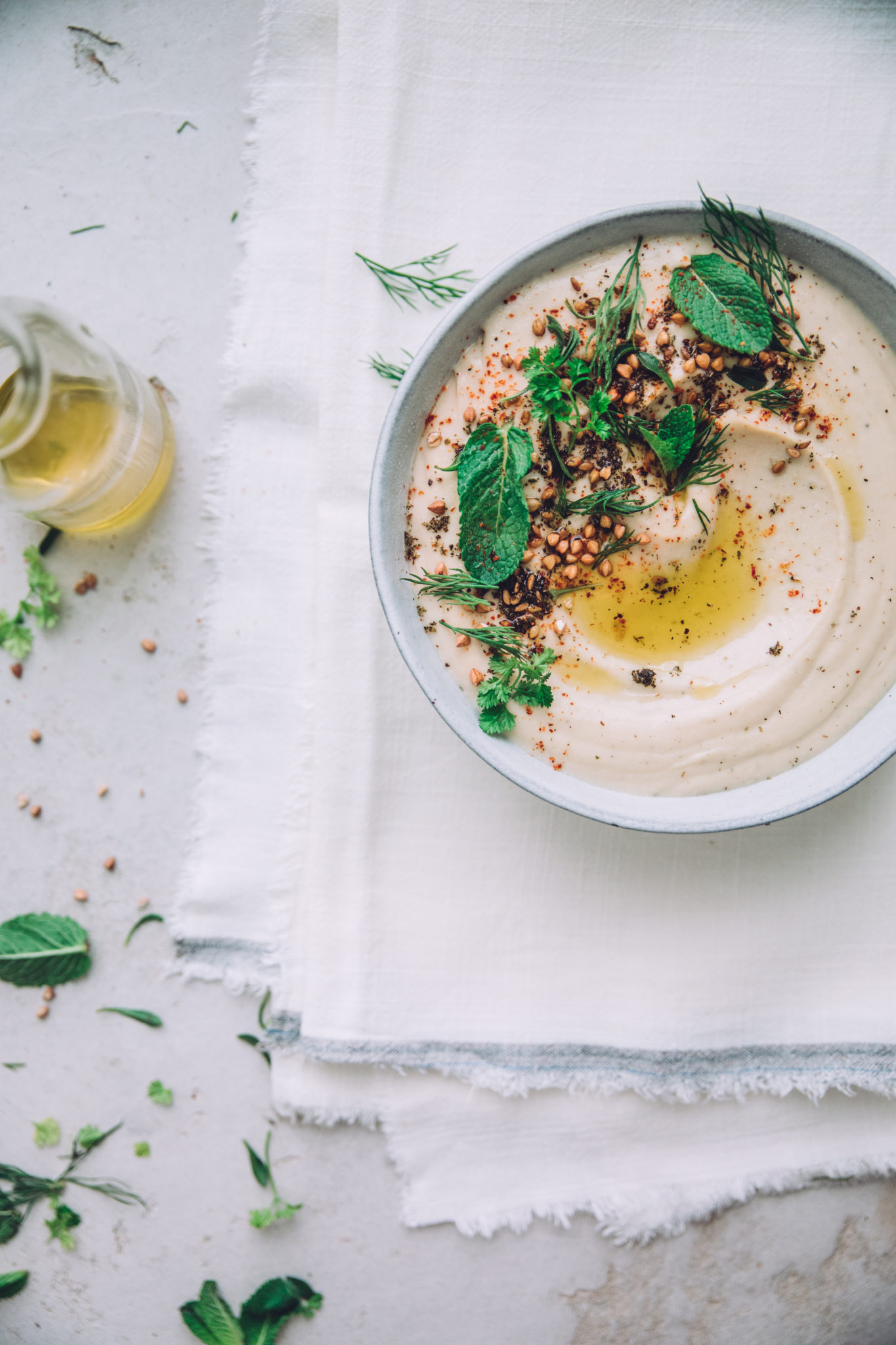 houmous haricots blancs stylisme culinaire