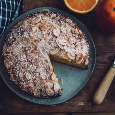 Gâteau aux amandes et orange