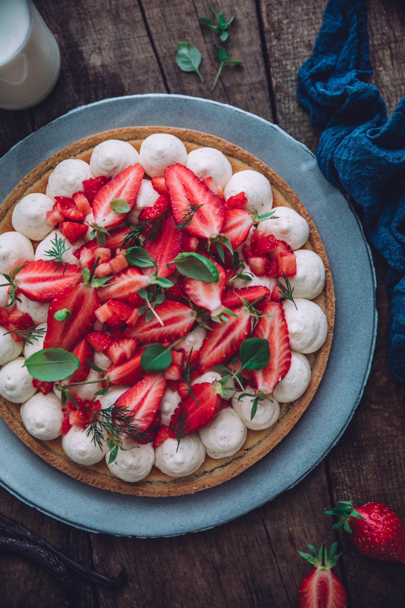 Recette tarte aux fraises