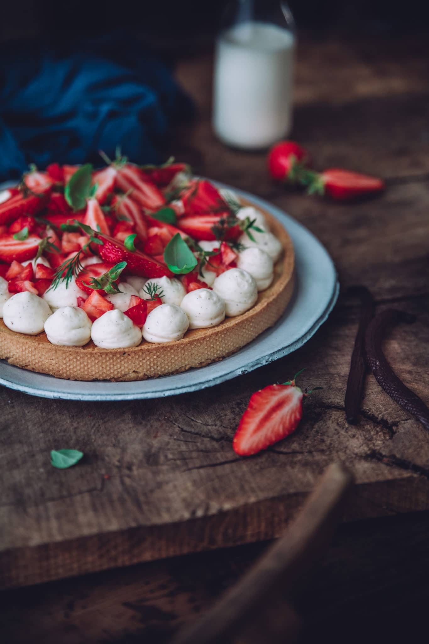 Tarte aux fraises printemps recette