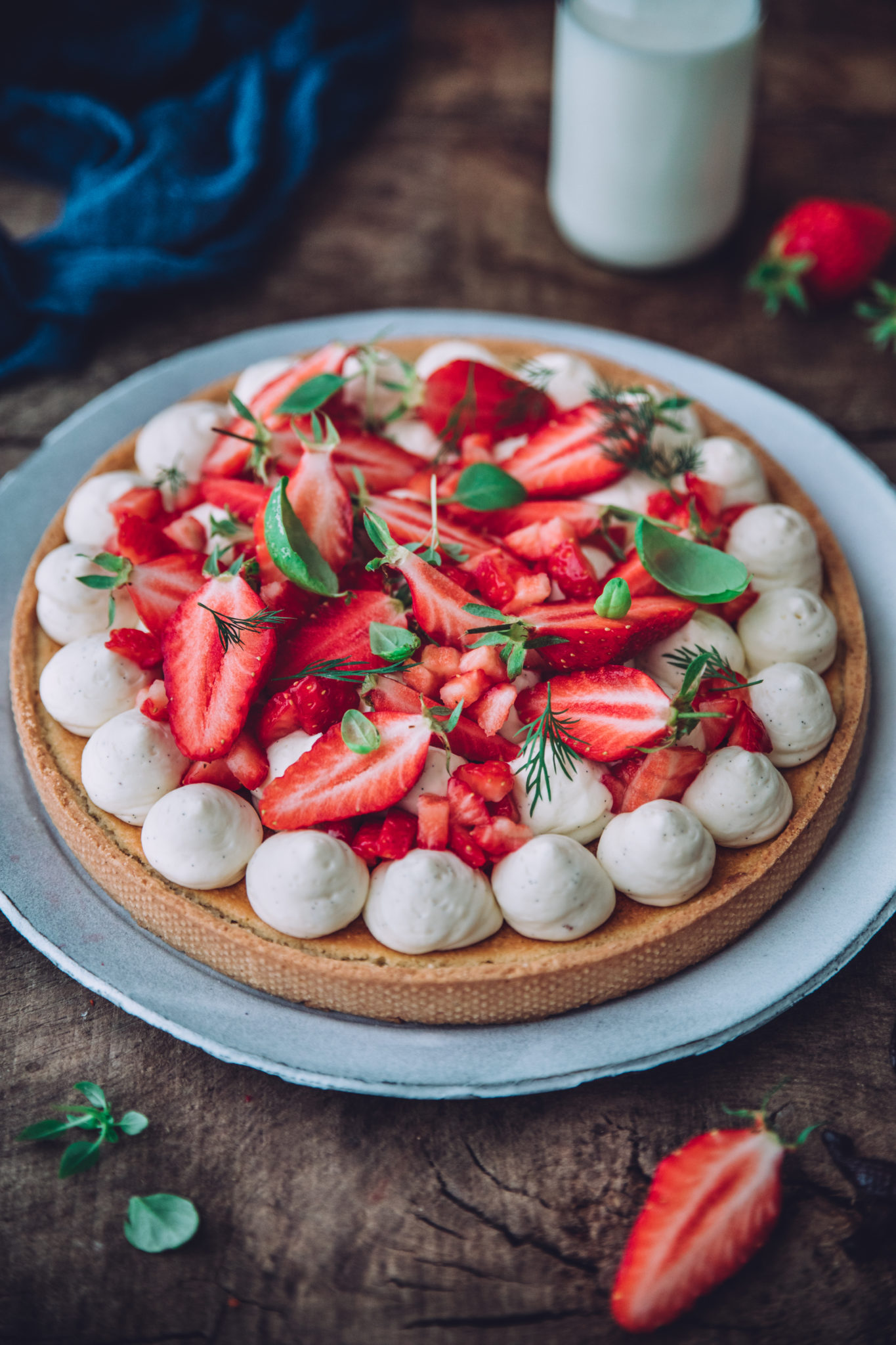 recette tarte aux fraises styliste culinaire