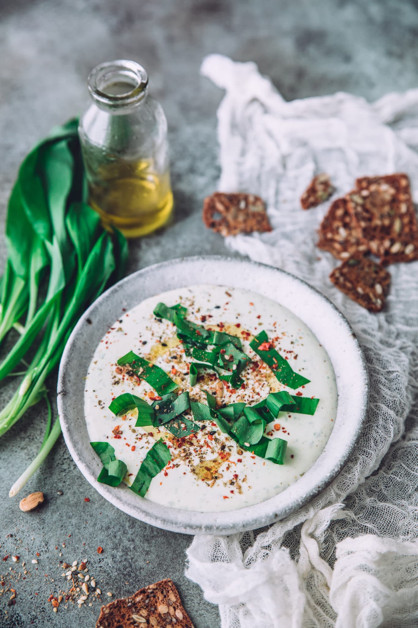 dip feta ail des ours recette apéro