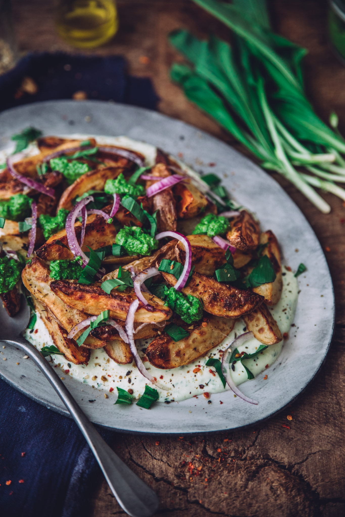 Salade de pommes de terre printemps 