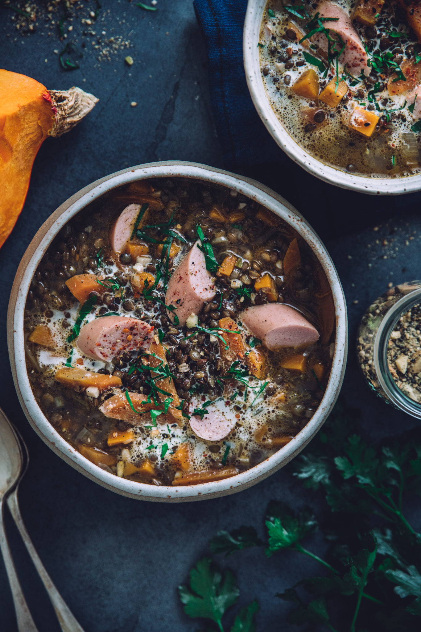 Soupe de lentilles 