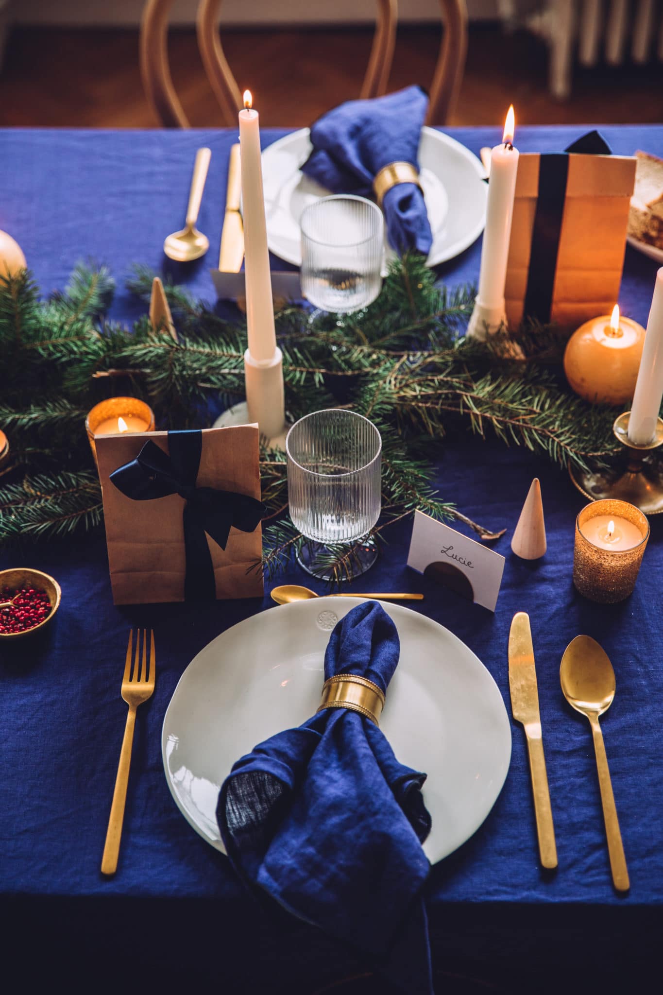 Table de fête noël stylisme culinaire 