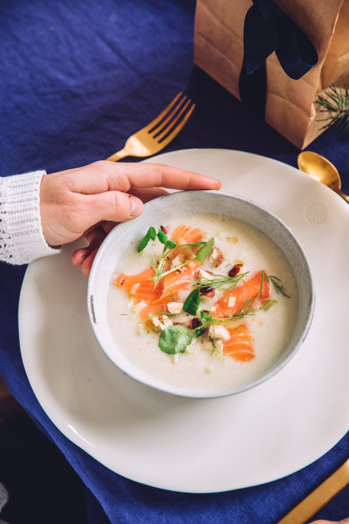 velouté fenouil saumon recette