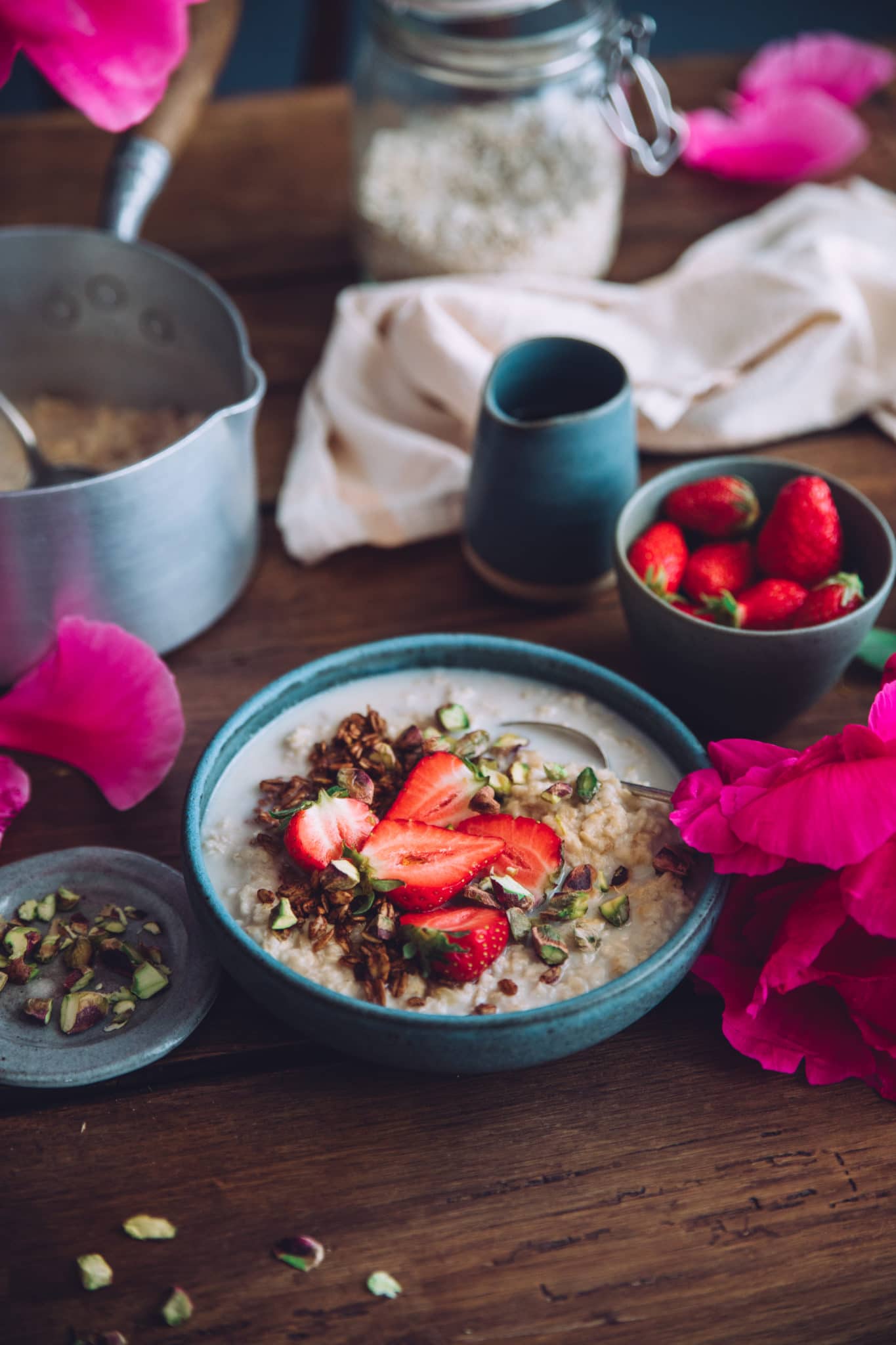 Porridge recette saine petit déjeuner gourmand