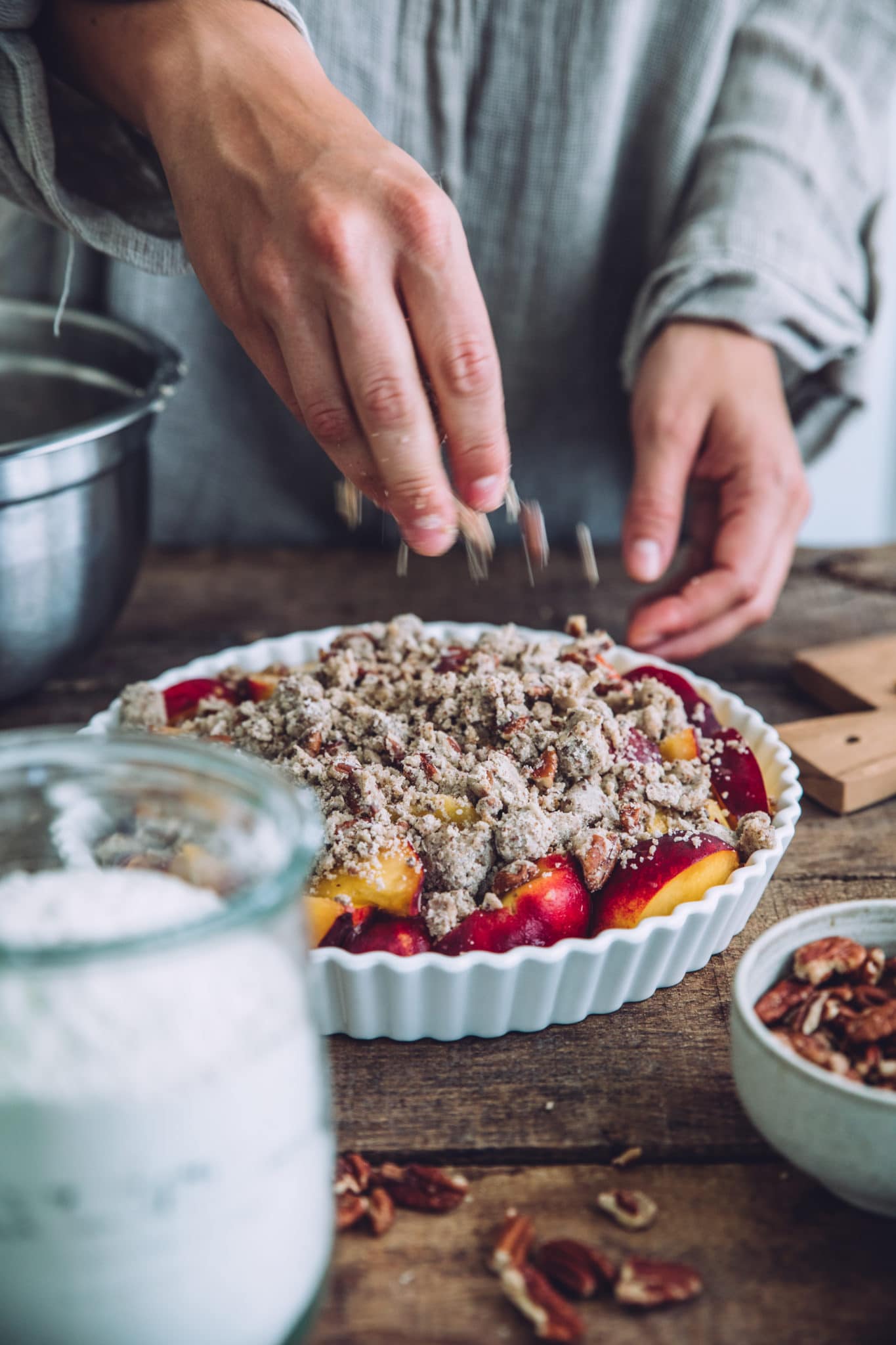 recette dessert pêches