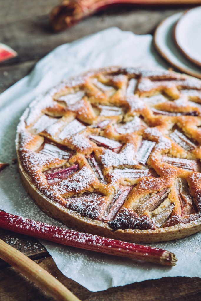 recette printemps tarte rhubarbe 