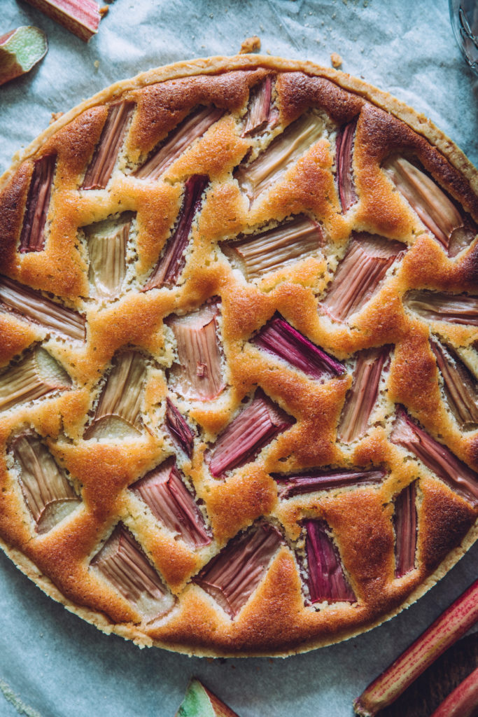 tarte rhubarbe amandes recettes printemps 