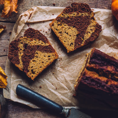 Cake marbré au potimarron