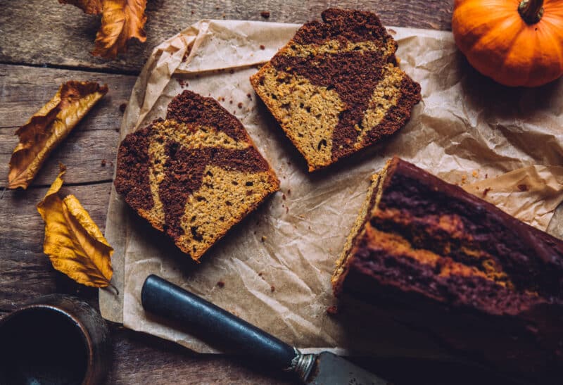 Cake marbré au potimarron